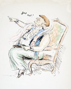 Get Out!, a White Bottoms, kocsma. 1927 (színes blokknyomat)
